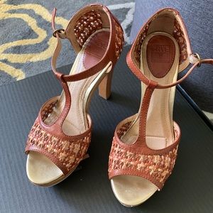 Frye platform heels